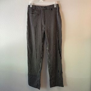 Billabong Black Gray Stripe Pants Size 27